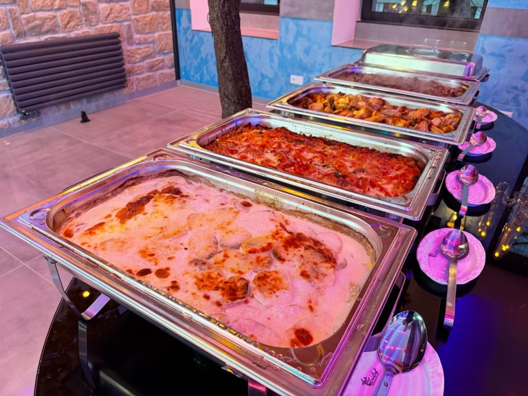 Catering Buffet Setup Essen Eventlocation Speisenauswahl
