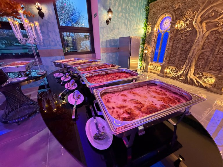Buffet Catering Event verschiedene Perspektive Essen